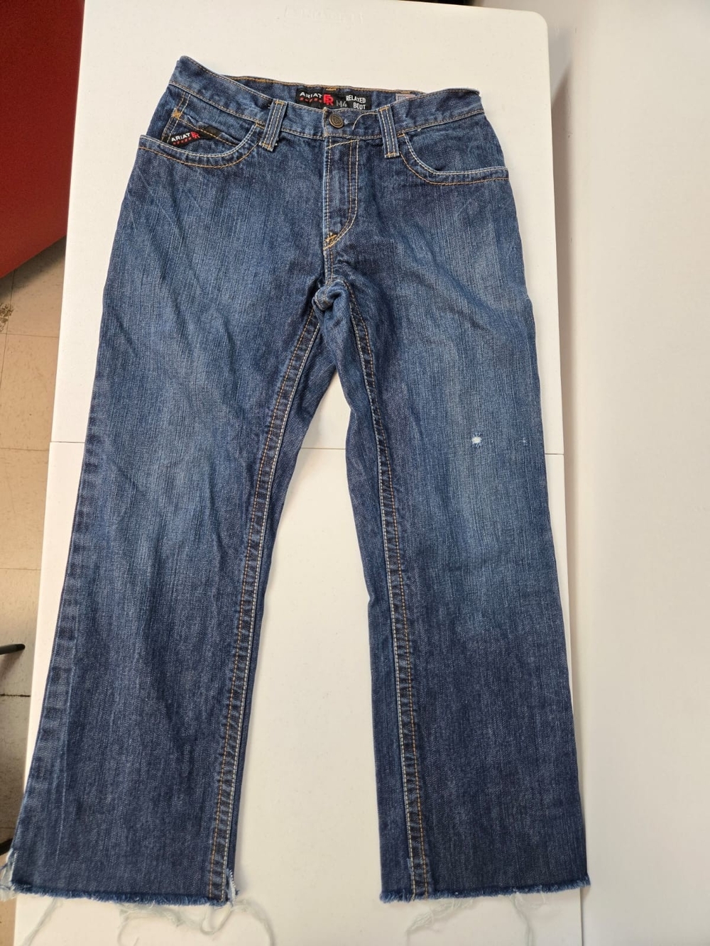 Ariat Men's Relaxed Straight Blue Denim Jeans